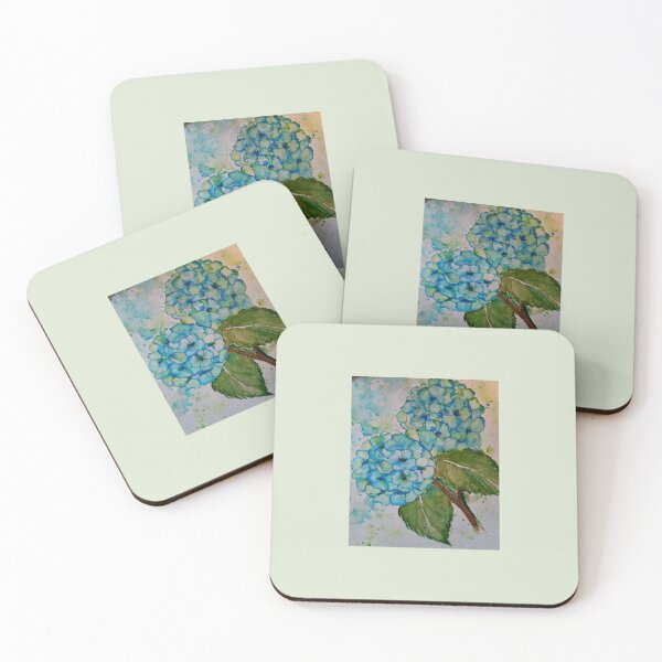 Item preview, blue hydrangeas designed and sold by palleteofdreams.