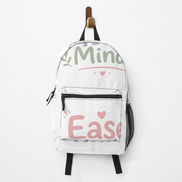 Item preview, Ease Your Mind Cute Pastel Design | Minimal Aesthetic Calm Quote Art designed and sold by Sanika arts .