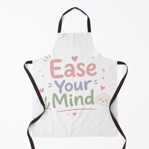 Item preview, Ease Your Mind Cute Pastel Design | Minimal Aesthetic Calm Quote Art designed and sold by Sanika arts .