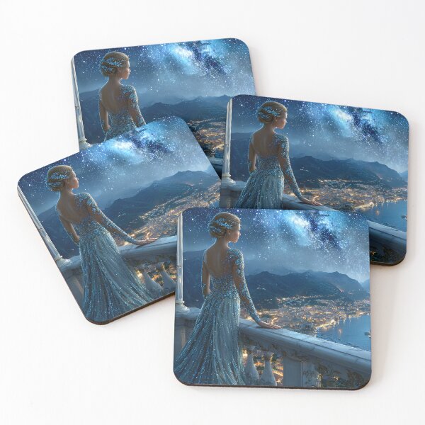 Item preview, Enchanting Night View with Sparkling Stars Above designed and sold by Artessie.