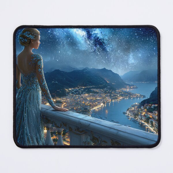 Item preview, Enchanting Night View with Sparkling Stars Above designed and sold by Artessie.