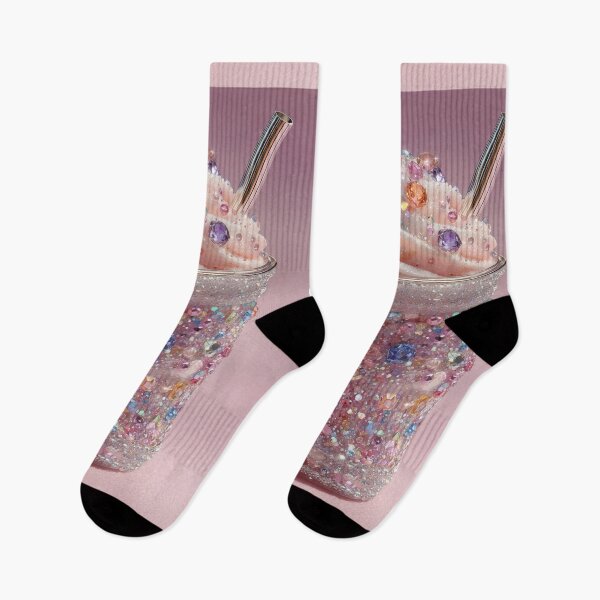 Item preview, Sparkling Pink Drink with Glitzy Gemstone Accents designed and sold by colorful-white.