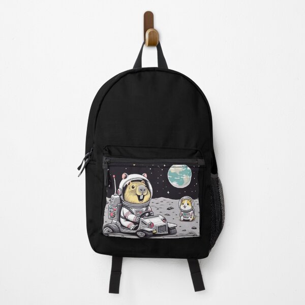 Item preview, Space Adventure – Astronaut Capybara & Hamster designed and sold by Dogandesighn.