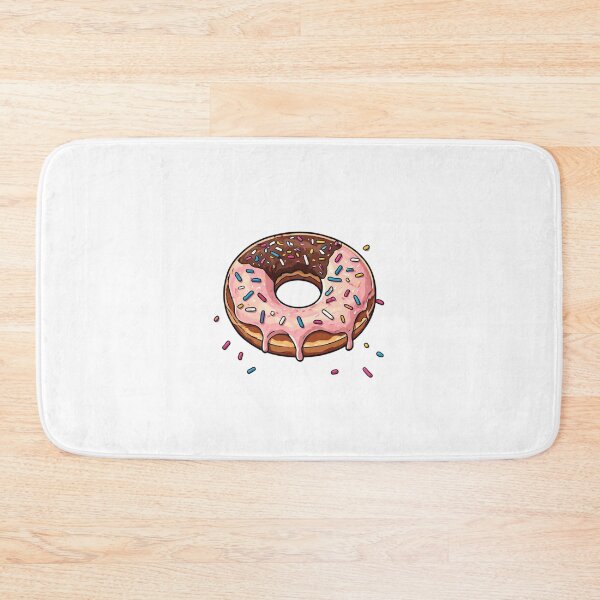Item preview, dripping donut with sprinkles | cute dessert illustration designed and sold by insiya-art.