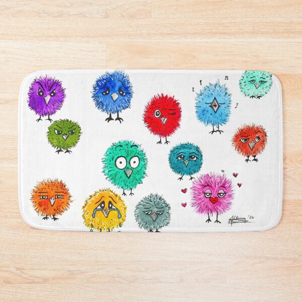 Item preview, Expressive Fluffy Birds designed and sold by AussiAllison.