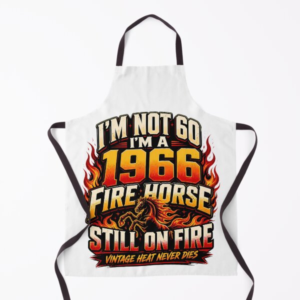 Item preview, I'm Not 60 I'm Fire Horse 1966 - Vintage Retro 60th Birthday Gift designed and sold by avinigav.