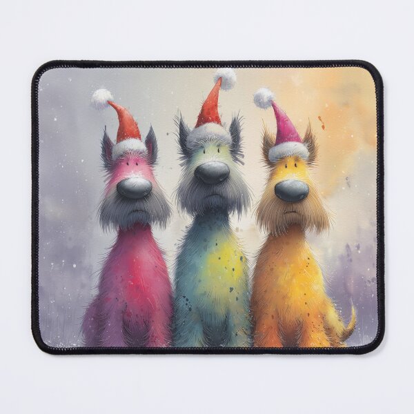 Item preview, Cute Scottie Dog Family ' Oh No! Not Christmas Again!' BY SHiRLeY MacARTHuR designed and sold by Shirley MacArthur Art.