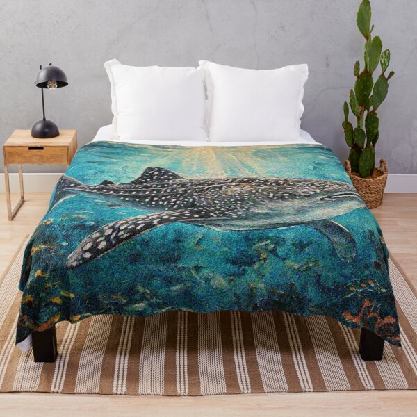Item preview, Whale Shark Art – Cute Aesthetic Ocean Design | Marine Life Sea Animal Gift designed and sold by Illuministique.