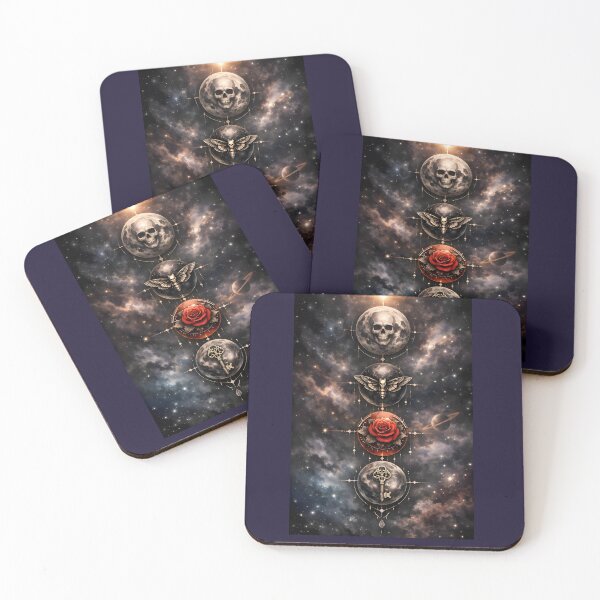Item preview, Gothic Solar System | Minimalist Celestial Art designed and sold by Studio77-Gothic.