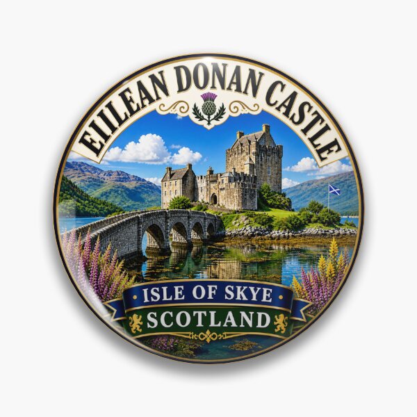 Item preview, Eilean Donan Castle, Isle of Skye Scotland designed and sold by Myra365Art.