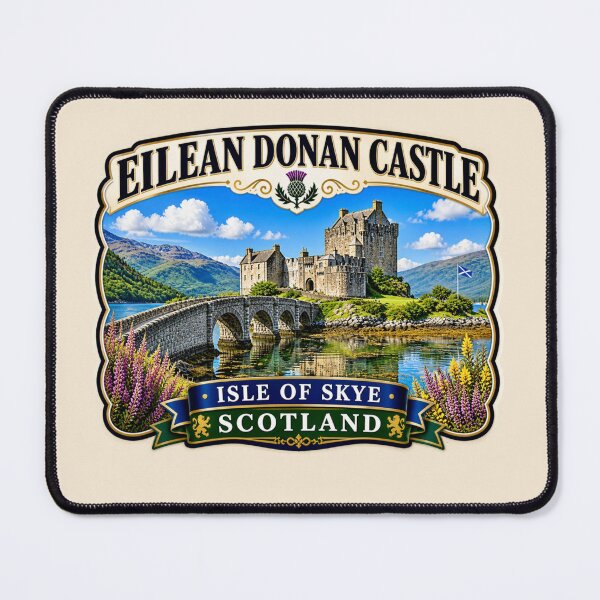 Item preview, Eilean Donan Castle, Isle of Skye Scotland designed and sold by Myra365Art.