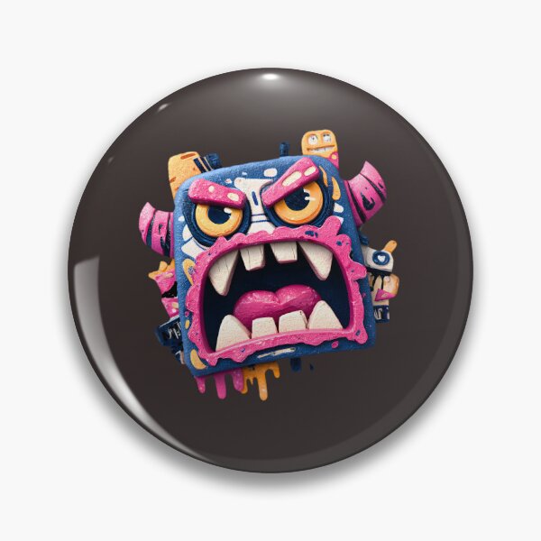 Item preview, Bass Rage Block — Urban Sound Monster Sticker designed and sold by MYTHIC PEEL STICKERS.