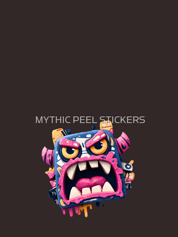 Thumbnail 4 of 4, iPhone Case, Bass Rage Block — Urban Sound Monster Sticker designed and sold by Stickerlot.