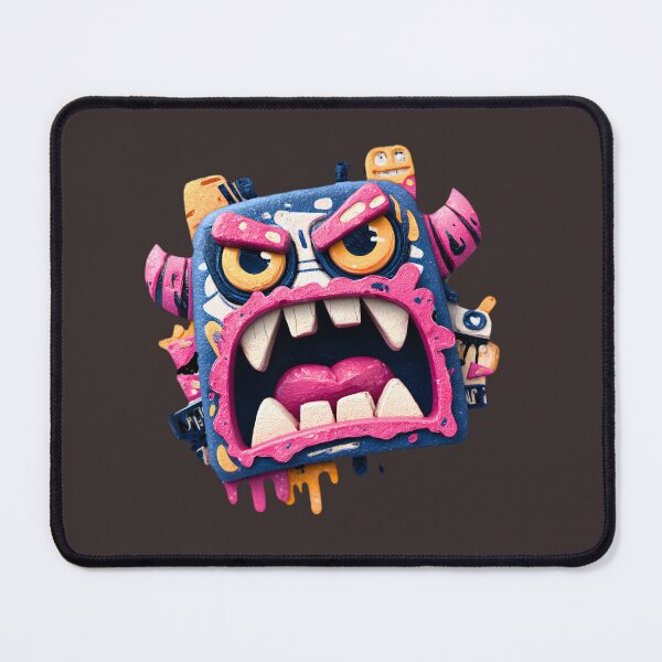 Item preview, Bass Rage Block — Urban Sound Monster Sticker designed and sold by MYTHIC PEEL STICKERS.