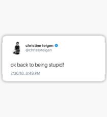 chrissy teigen tweet Sticker