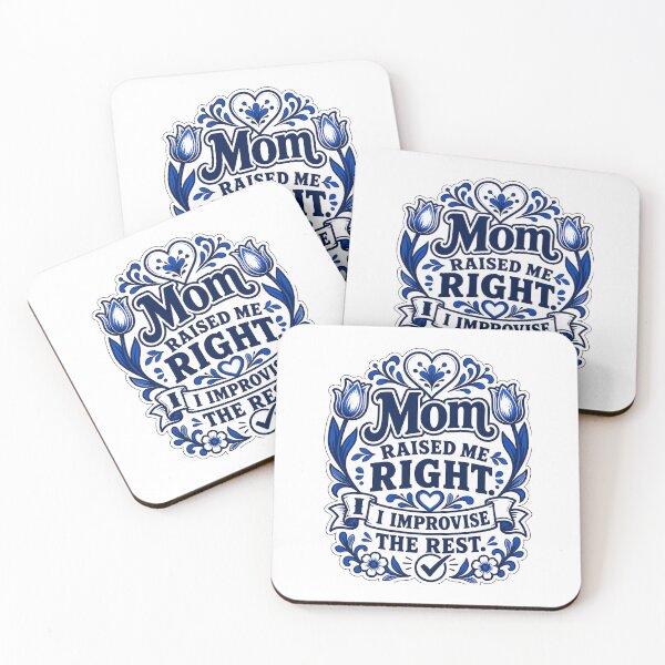 Item preview, Mom Raised Me Right designed and sold by House of Blue.