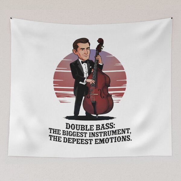 Item preview, Double Bass – The Biggest Instrument - World Music Day designed and sold by Art-Arcade6.