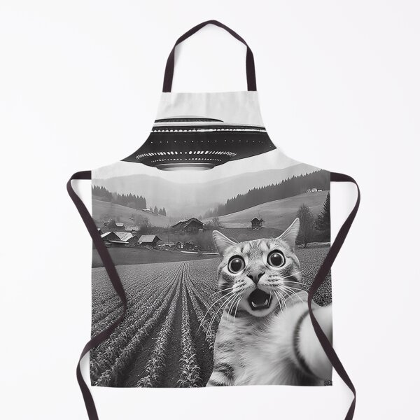 Item preview, Cat Selfie Funny Cat Black White designed and sold by Geraldineromero.