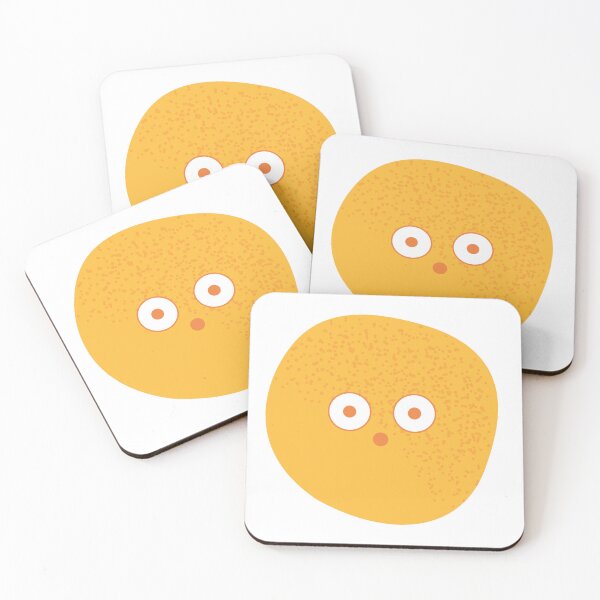 Item preview, Cute Surprised Orange Blob Character | Kawaii Reaction Face | Funny Minimal Cartoon designed and sold by Umar Danish Arts.