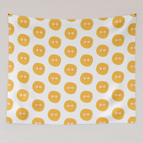 Item preview, Cute Surprised Orange Blob Character | Kawaii Reaction Face | Funny Minimal Cartoon designed and sold by Umar Danish Arts.