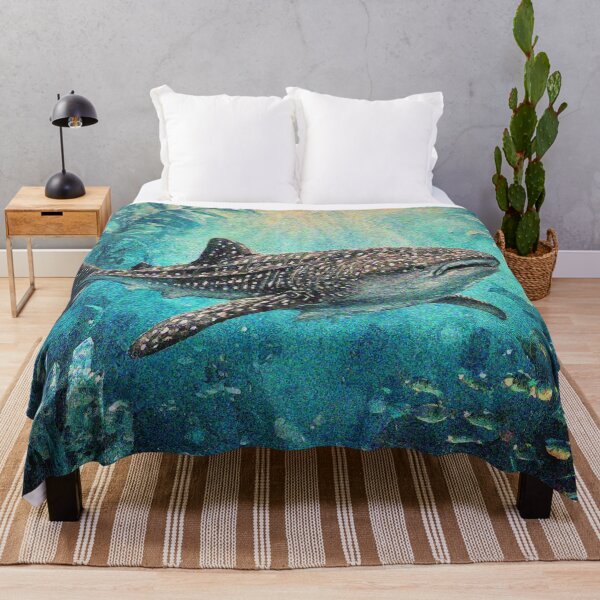 Item preview, Whale Shark Art – Cute Aesthetic Ocean Design | Marine Life Sea Animal Gift designed and sold by Illuministique.
