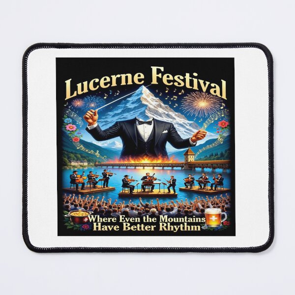 Item preview, Lucerne Festival T-Shirt | Switzerland Music Festival Tee | Alpine Orchestra Shirt | Classical Music Concert Graphic Tee | Travel Switzerland Gift designed and sold by Sushikidsntod.