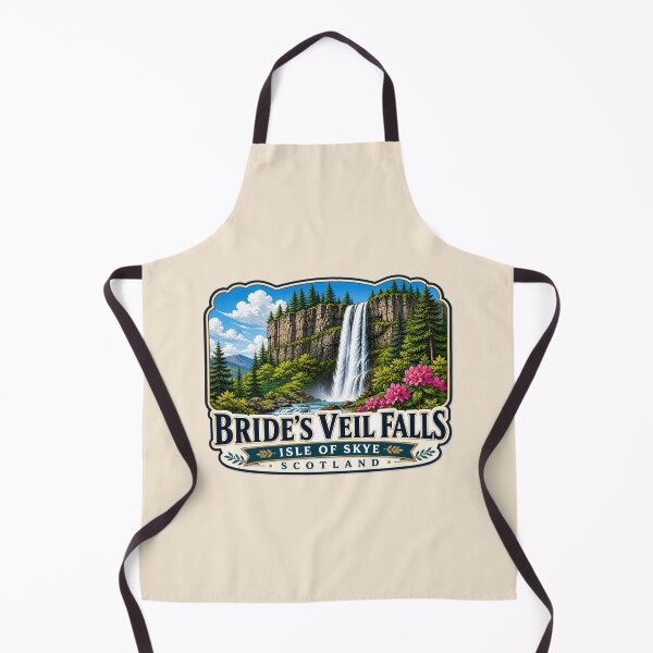 Item preview, Bride's Veil Falls, Isle of Skye Scotland - Scenic Waterfall designed and sold by Myra365Art.