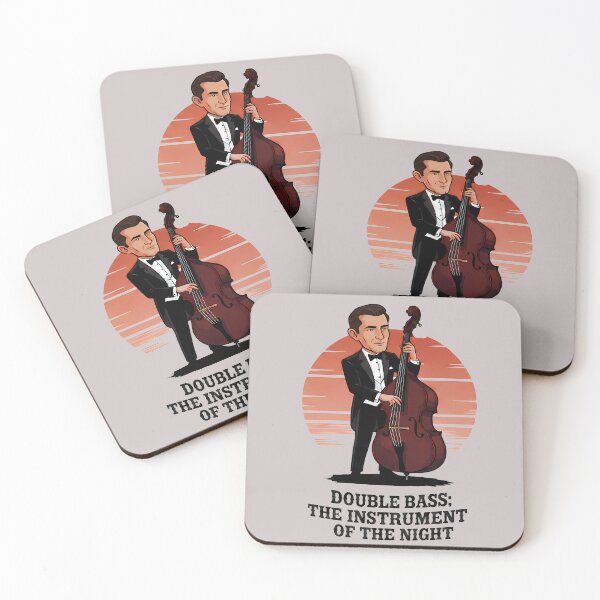 Item preview, A Man with a Double Bass - World Music Day designed and sold by Art-Arcade6.