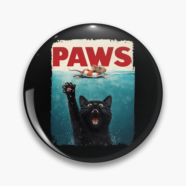 Item preview, Paws Cat Shark Parody Funny Meme designed and sold by SrkiLend.