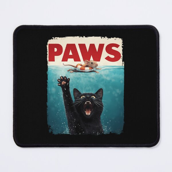 Item preview, Paws Cat Shark Parody Funny Meme designed and sold by SrkiLend.