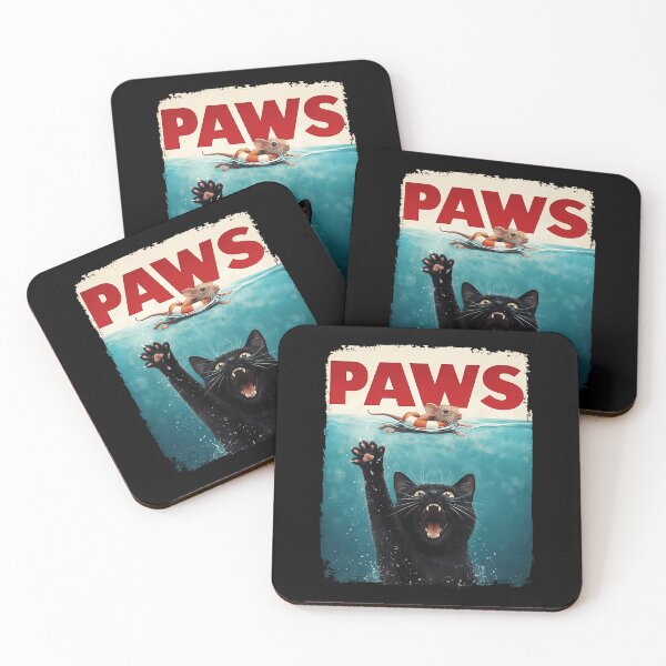 Item preview, Paws Cat Shark Parody Funny Meme designed and sold by SrkiLend.
