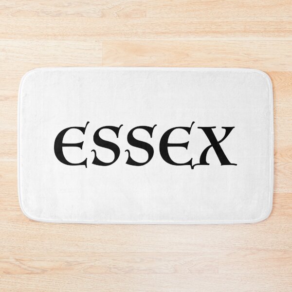 Item preview, Essex old medieval style text (Black) designed and sold by STUDIO-72.