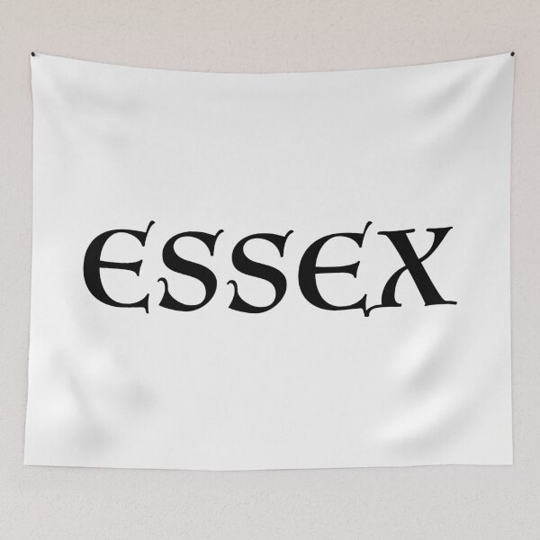 Item preview, Essex old medieval style text (Black) designed and sold by STUDIO-72.