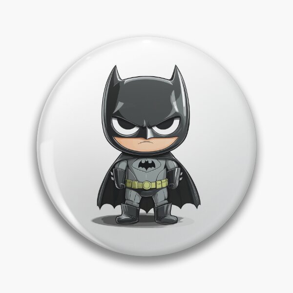 Item preview, Cute Dark Vigilante Hero | Angry Chibi Superhero Cartoon | Minimal Comic Character designed and sold by amareshdas008.
