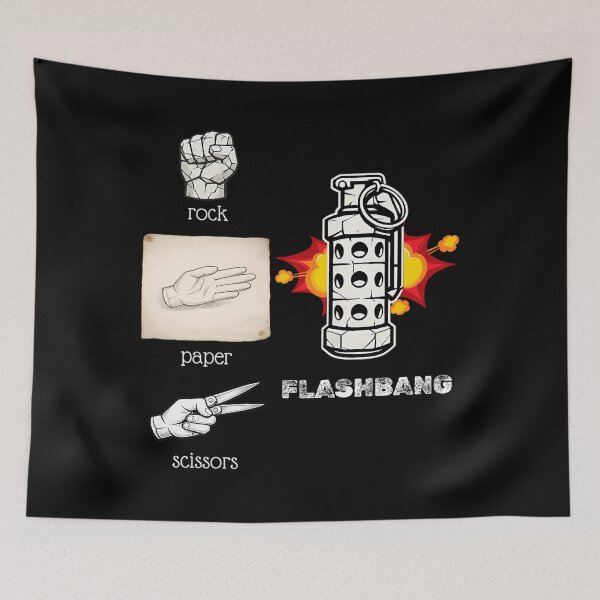 Item preview, Rock Paper Scissors Flashbang designed and sold by Ognjen Baskalovic.