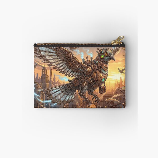 Item preview, Steampunk Mechanical Pigeon over Victorian City designed and sold by Vyxorea.