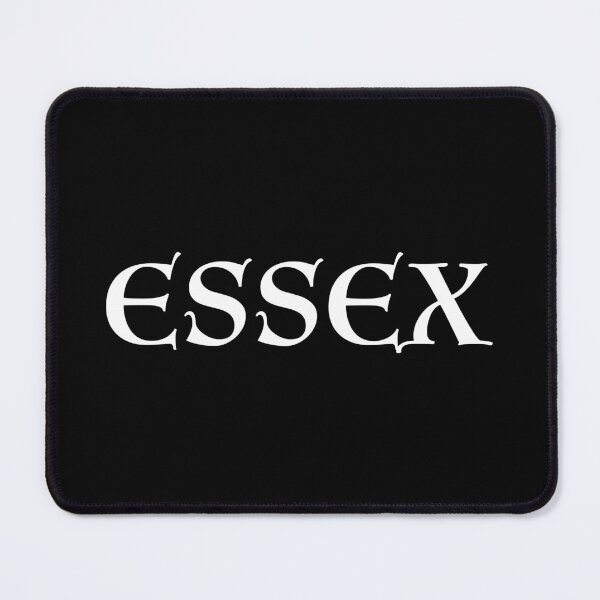 Item preview, Essex old medieval style text (White) designed and sold by STUDIO-72.