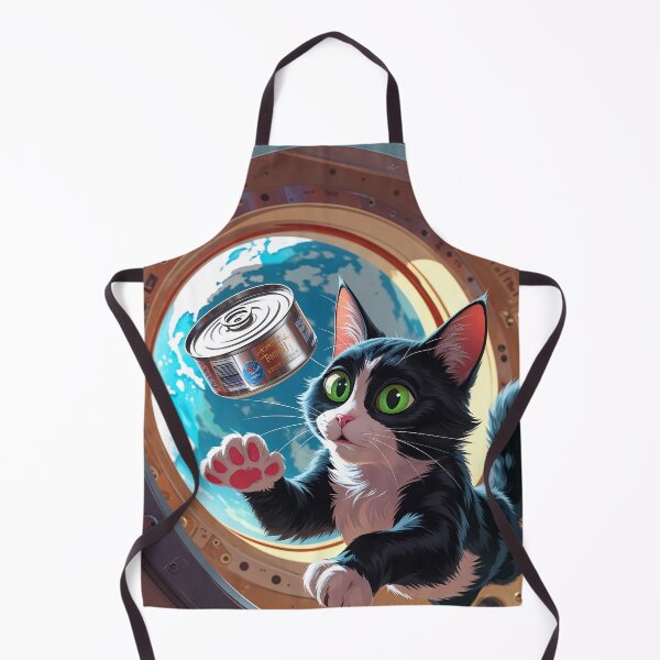 Item preview, A Small Step for Cat, A Giant Leap for Dinner designed and sold by ThePixelPantry.