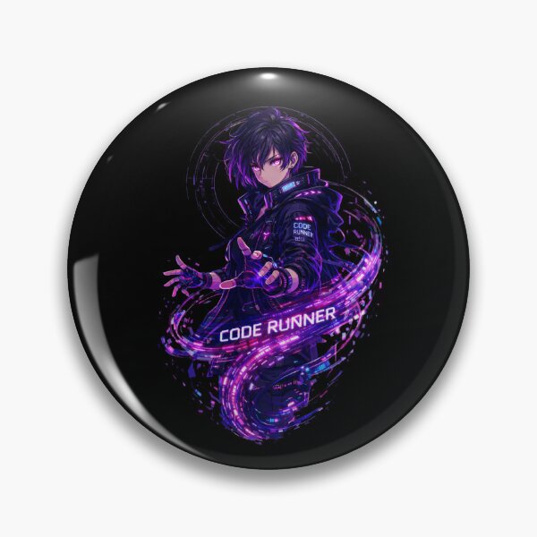 Item preview, Code Runner – Cyberpk Hacker Girl Anime designed and sold by CtrlAltLaugh.