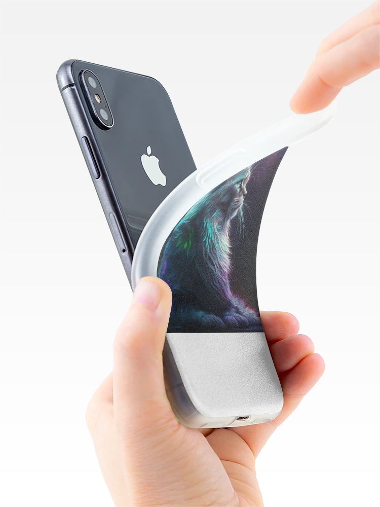Thumbnail 4 of 5, iPhone Case, cat designed and sold by TonDesign.co.