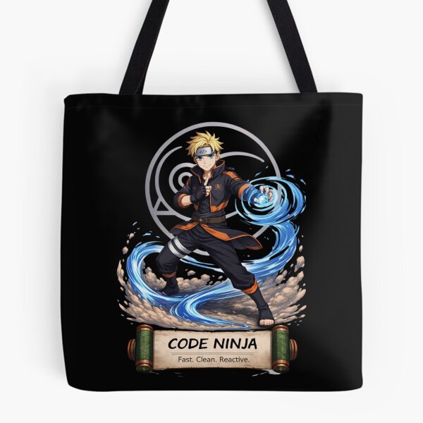 Item preview, Code Ninja – Anime Developer Warrior designed and sold by CtrlAltLaugh.