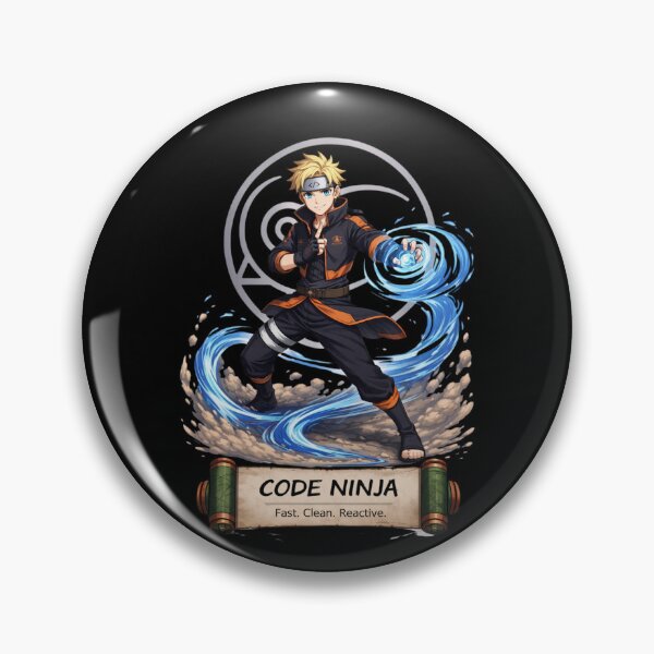 Item preview, Code Ninja – Anime Developer Warrior designed and sold by CtrlAltLaugh.