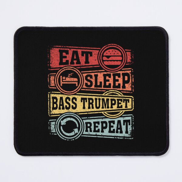 Item preview, Eat Sleep Bass trumpet Repeat designed and sold by GabbyKash.
