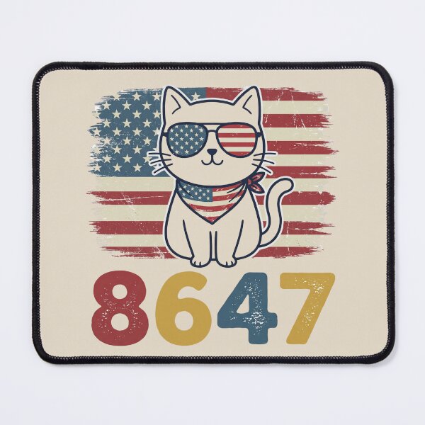 Item preview, 8647 Patriotic Cat designed and sold by dudelinart.