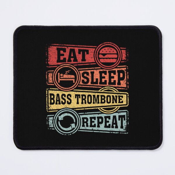 Item preview, Eat Sleep Bass trombone Repeat designed and sold by GabbyKash.