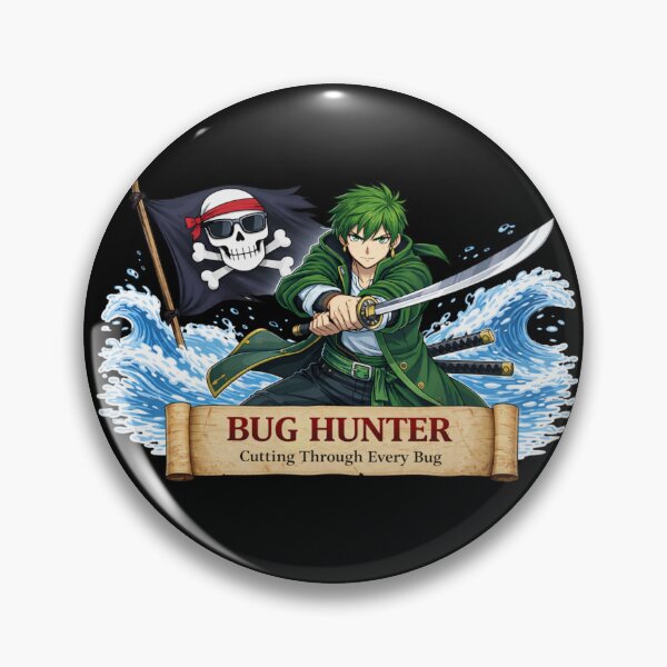 Item preview, Bug Hunter – Pirate Swordsman Dev designed and sold by CtrlAltLaugh.