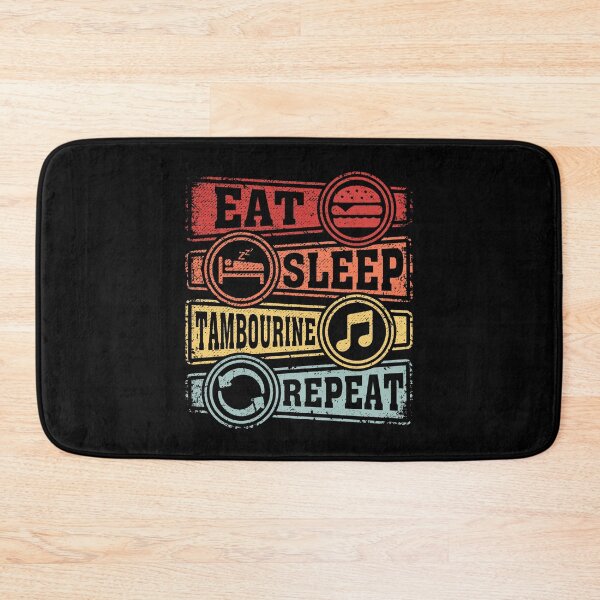 Item preview, Eat Sleep Tambourine Repeat designed and sold by GabbyKash.