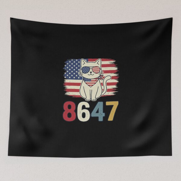 Item preview, 8647 Patriotic Cat designed and sold by dudelinart.