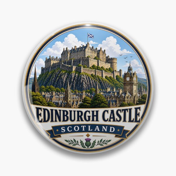 Item preview, Edinburgh Castle, Scotland designed and sold by Myra365Art.