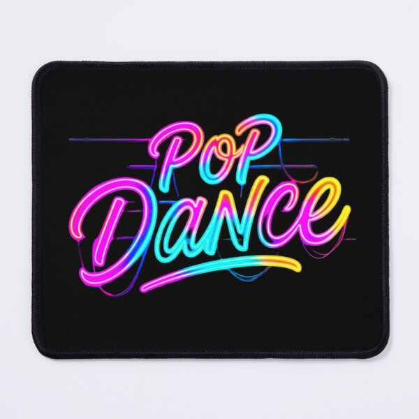 Item preview, Pop Dance Neon Sign Colorful Retro Glow Art designed and sold by ExploreAura Studio.